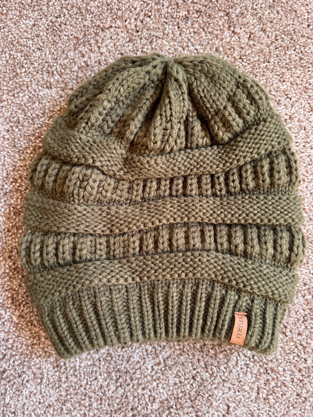 Furtalk silk beanie never worn